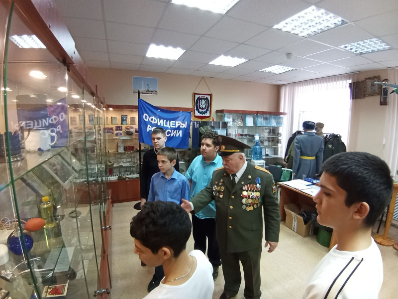 Экскурсия в Музей Боевой славы 512-го Зенитно-ракетного полка.